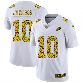 Philadelphia Eagles Tröjor Desean Jackson 10 Nike Flocked Leopard Print Vit - Herr
